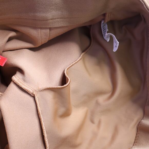 SPANX Perfect Button Ponte Pant Toffee Wide Leg High Rise Pull On Women's S - Picture 7 of 13